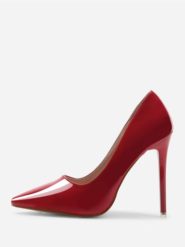 Point Toe Stiletto Court Heels