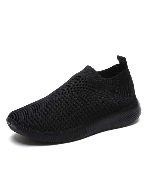 Slip On Knit Trainers