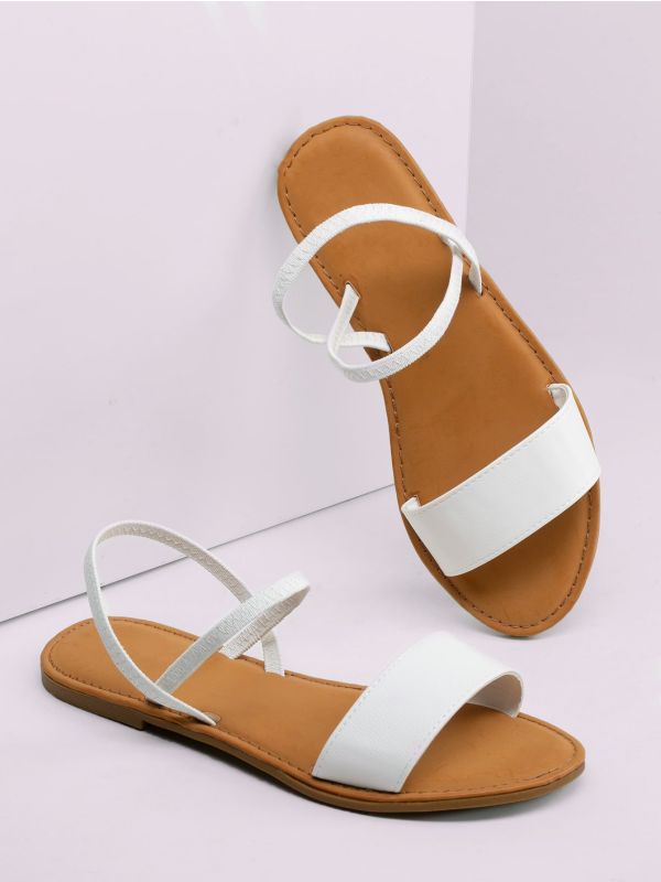 Stretchy Multi Strap Open Toe Gladiator Sandals