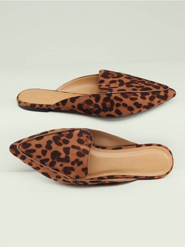 Leopard Random Outsole & Trim Mules