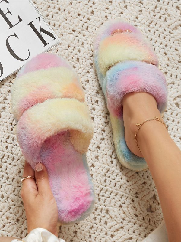 Rainbow Tie Dye Sandals