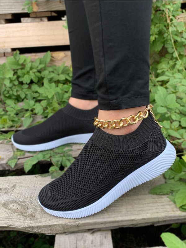 Slip On Knit Sneakers