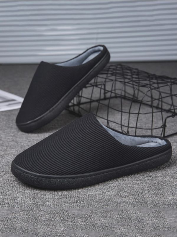 Minimalist Wide Fit Fluffy Slippers
