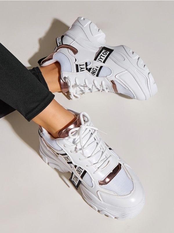 Lace-up Front Chunky Sole Trainers