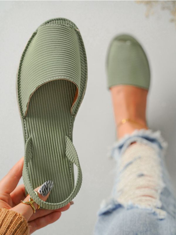 Minimalist Slingback Sandals