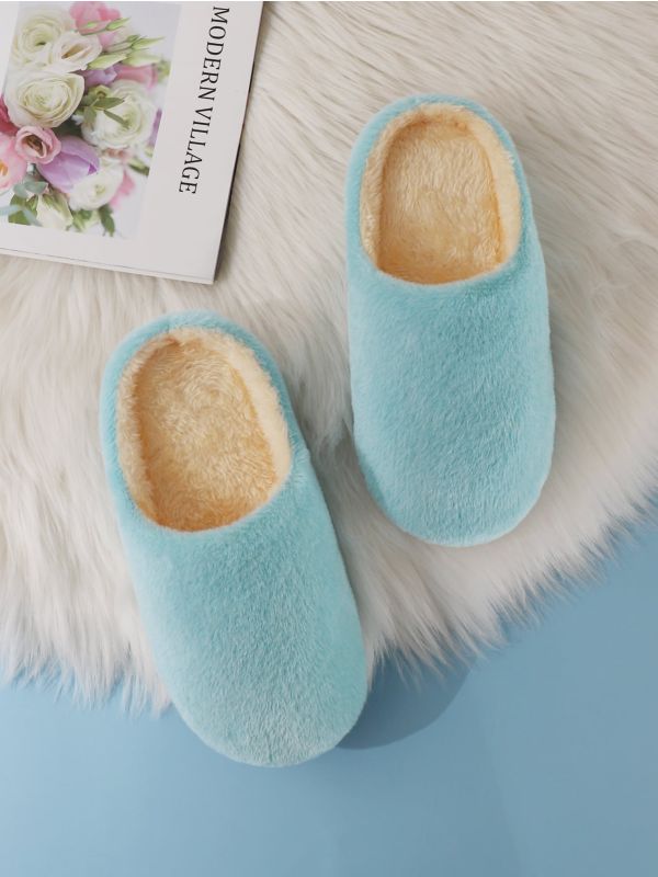 Minimalist Fluffy Bedroom Slippers